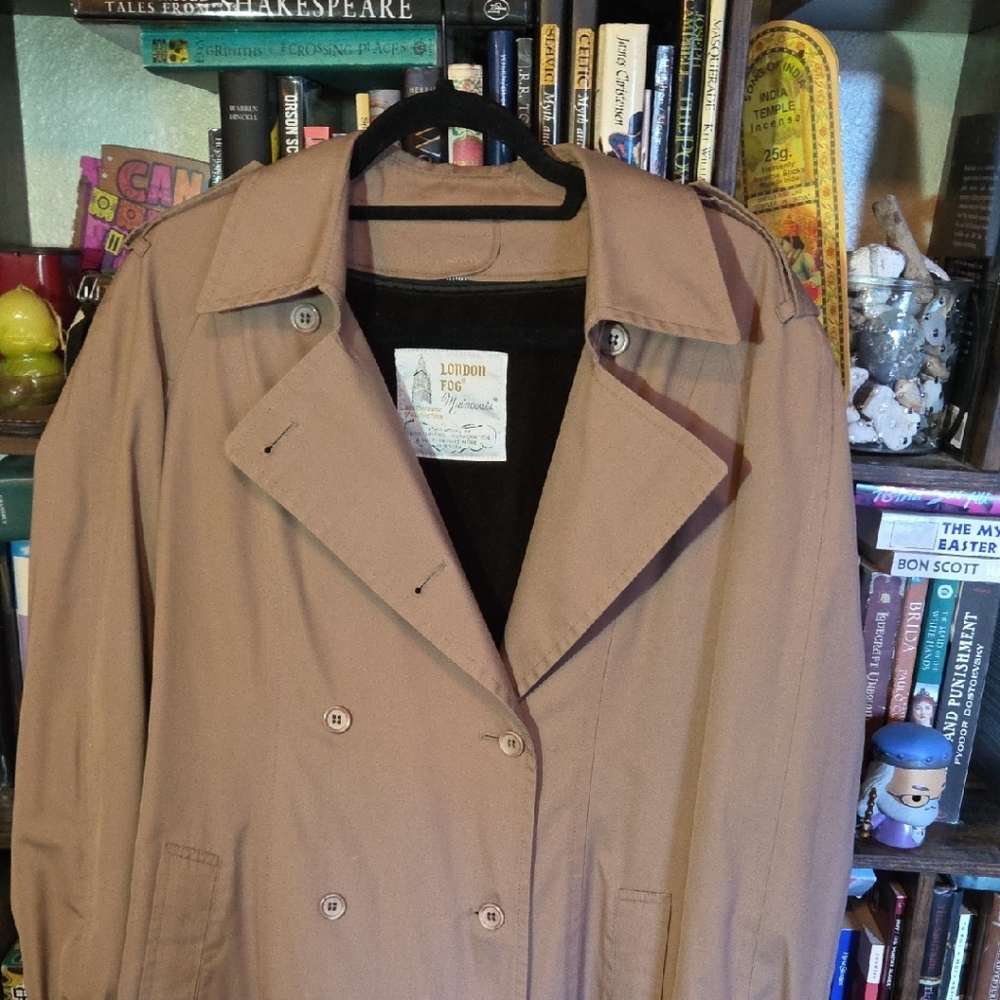 London Fog Women's Classic Brown Trench Coat
